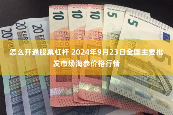 怎么开通股票杠杆 2024年9月23日全国主要批发市场海参价格行情